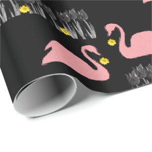 Papel de regalo Cisnes