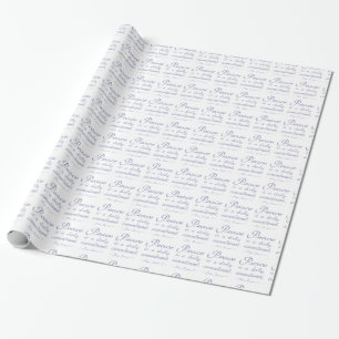 Papel De Regalo Cita de Compromiso Diario de Paz