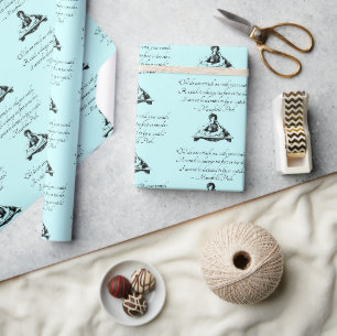 Papel De Regalo Cita de Jane Austen – Ilustración de Mansfield Par