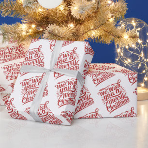 Papel De Regalo Cita de la canción navideña de los navidades 