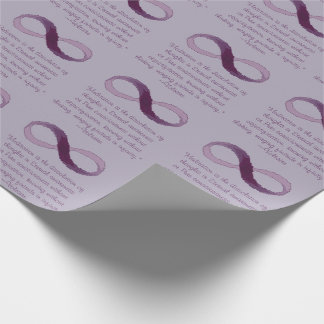 Papel De Regalo Cita del infinito de Voltaire Meditaion