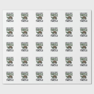 Papel De Regalo Cita Divertida de Tortuga Diseño Vector Vintage_1