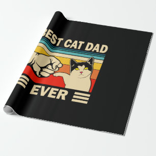 Papel De Regalo Citas de abuelo   Mejor Papá Gato