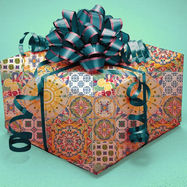 Papel De Regalo Cítricos sicilianos de verano amarillo mediterráne (Subido por el creador)