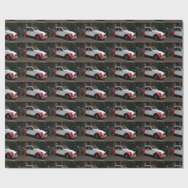 Papel De Regalo Citroen 2 CV Dolly (Superficie plana)