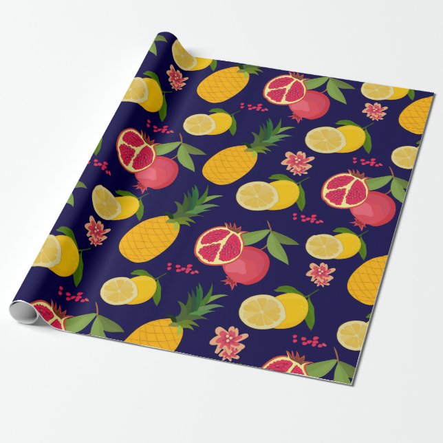 Papel De Regalo Citrus (Desenrollado)