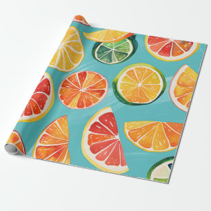 Papel De Regalo Citrus Burst