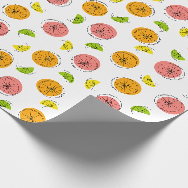 Papel De Regalo Citrus Multi (Esquina)
