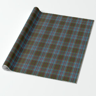 Papel De Regalo Clan Anderson Tartan Plaid Pattern Scottish