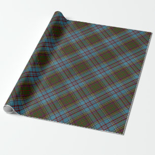 Papel De Regalo Clan Anderson Tartan Plaid Pattern Scottish