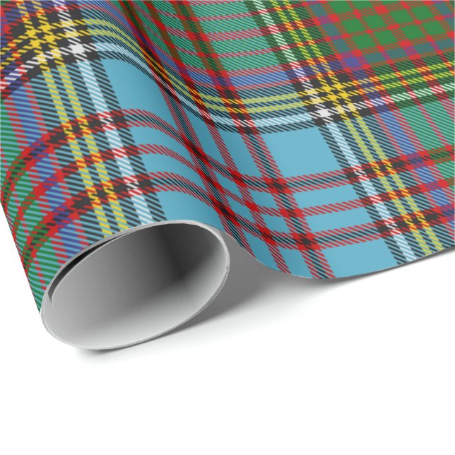 Papel De Regalo Clan Anderson Tartan Wrapping Paper (Esquina del rollo)