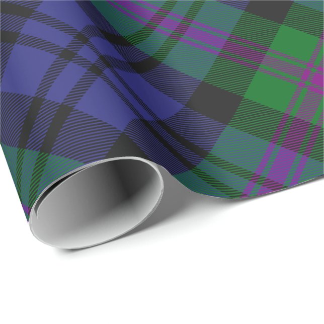 Papel De Regalo Clan Baird Tartan (Esquina del rollo)