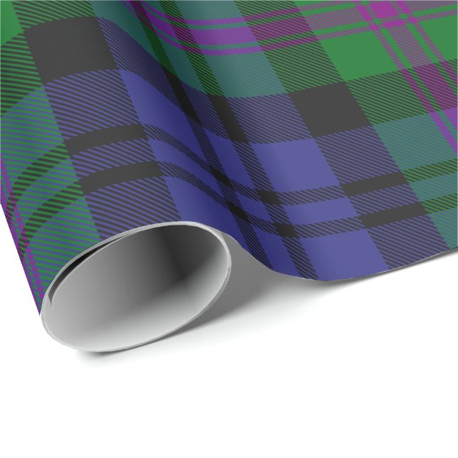 Papel De Regalo Clan Baird Tartan (Esquina del rollo)