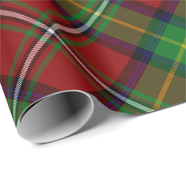 Papel De Regalo Clan Boyd Tartan (Esquina del rollo)