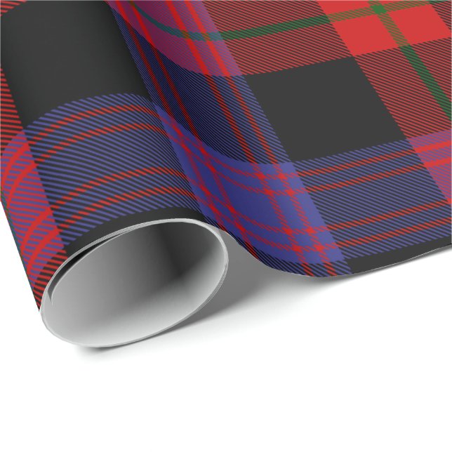 Papel De Regalo Clan Brown Tartan (Esquina del rollo)