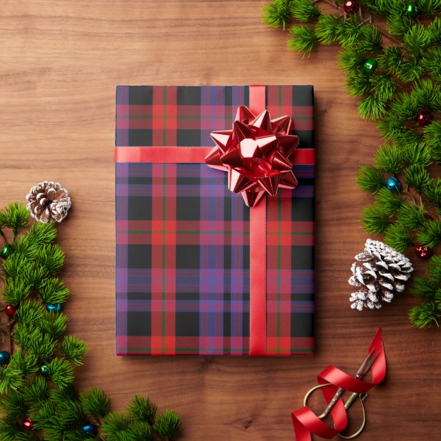 Papel De Regalo Clan Brown Tartan (Regalo de vacaciones)
