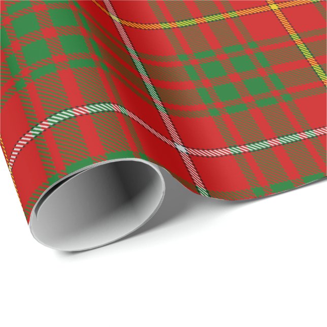 Papel De Regalo Clan Bruce Tartan (Esquina del rollo)