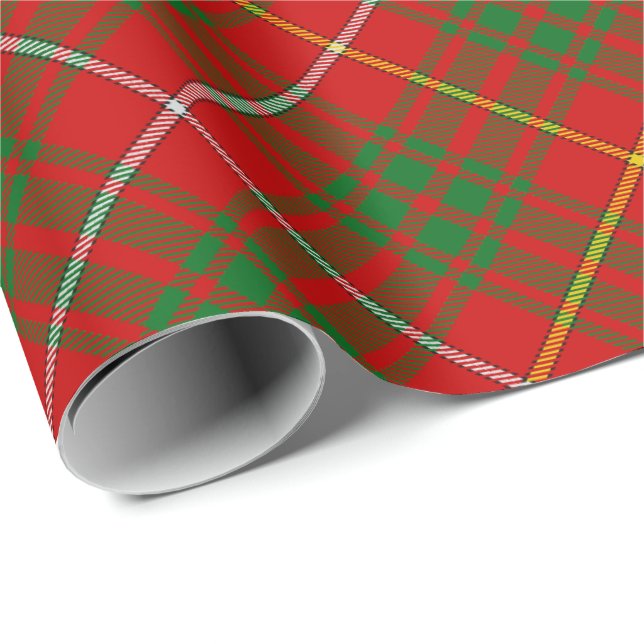 Papel De Regalo Clan Bruce Tartan (Esquina del rollo)