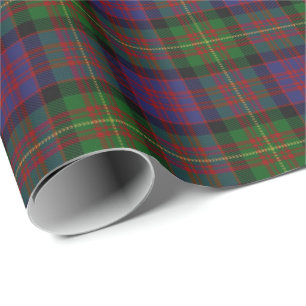 Papel De Regalo Clan Carnegie Scottish Tartan