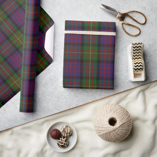 Papel De Regalo Clan Carnegie Tartan Wrapping Paper (Artesanía)