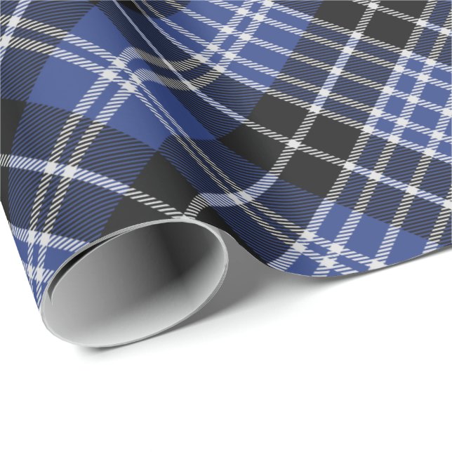 Papel De Regalo Clan Clark Tartan (Esquina del rollo)