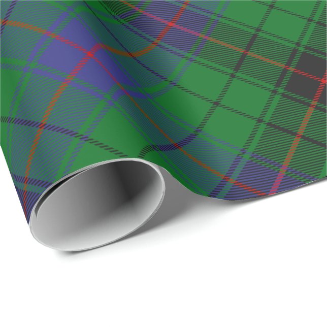 Papel De Regalo Clan Davidson Tartan (Esquina del rollo)