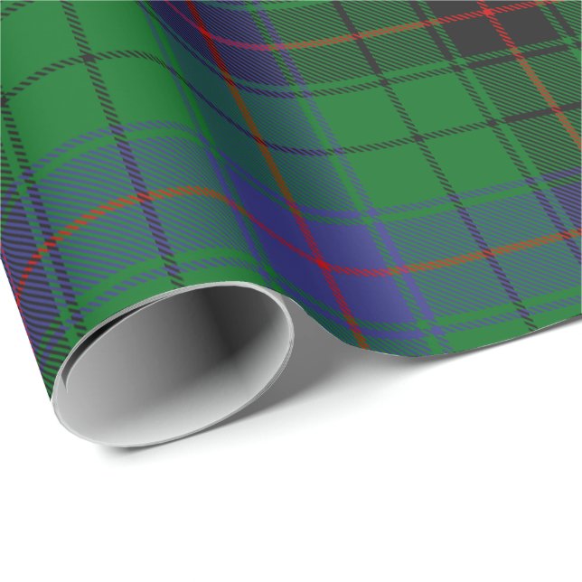 Papel De Regalo Clan Davidson Tartan (Esquina del rollo)