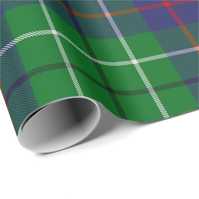 Papel De Regalo Clan Duncan Tartan (Esquina del rollo)