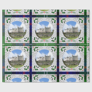 Papel De Regalo Clan Dunrobin Castillo Tartán