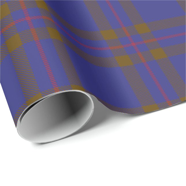 Papel De Regalo Clan Elliot Modern Tartán (Esquina del rollo)