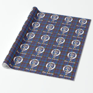 Papel De Regalo Clan escocés Anderson Escudo y Tartán