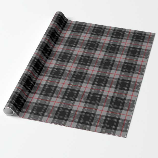 Papel De Regalo Clan escocés Moffat Tartán Plaid (Desenrollado)
