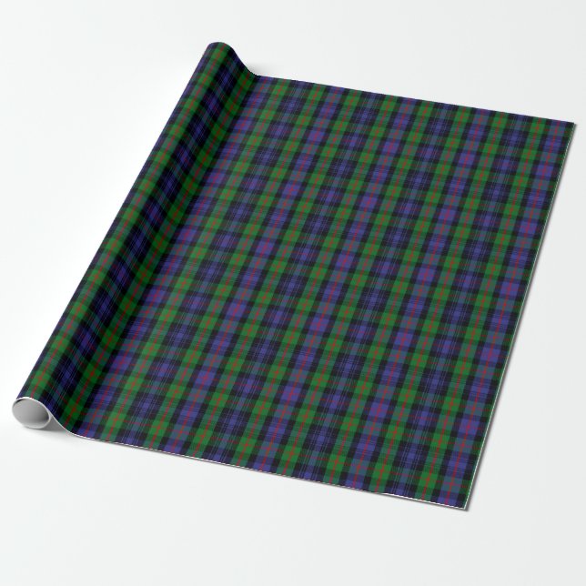 Papel De Regalo Clan escocés Murray Tartan Plaid (Desenrollado)
