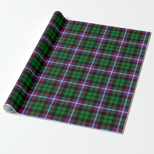 Papel De Regalo Clan escocés Russell Tartán Plaid