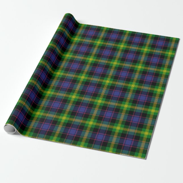 Papel De Regalo Clan escocés Watson Tartán Plaid (Desenrollado)