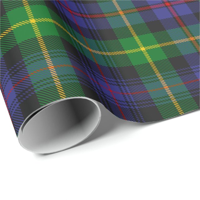 Papel De Regalo Clan Farquharson Tartan Wrapping Paper (Esquina del rollo)