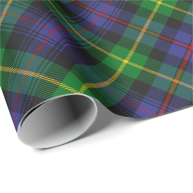 Papel De Regalo Clan Farquharson Tartan Wrapping Paper (Esquina del rollo)
