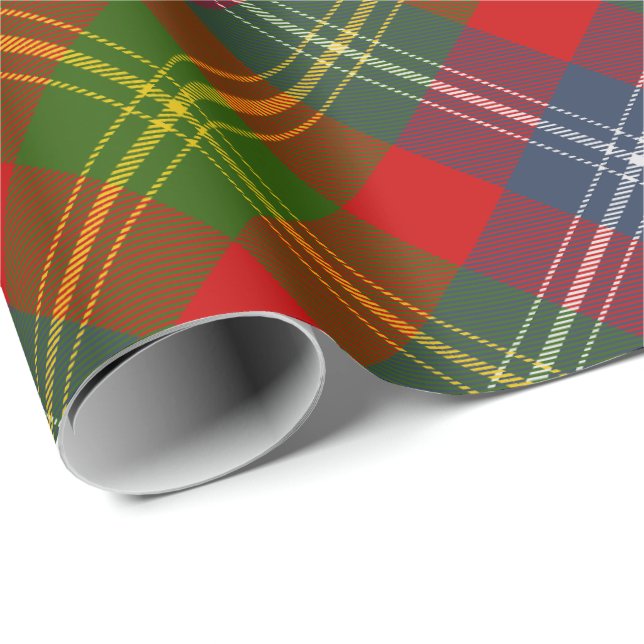 Papel De Regalo Clan Forrester Tartan (Esquina del rollo)