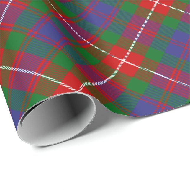 Papel De Regalo Clan Fraser de Lovat Tartán (Esquina del rollo)