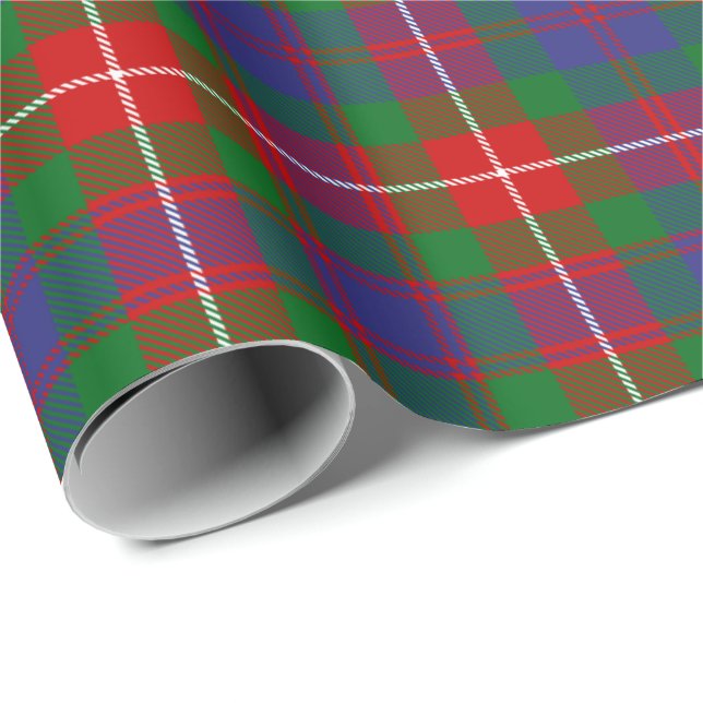 Papel De Regalo Clan Fraser de Lovat Tartán (Esquina del rollo)
