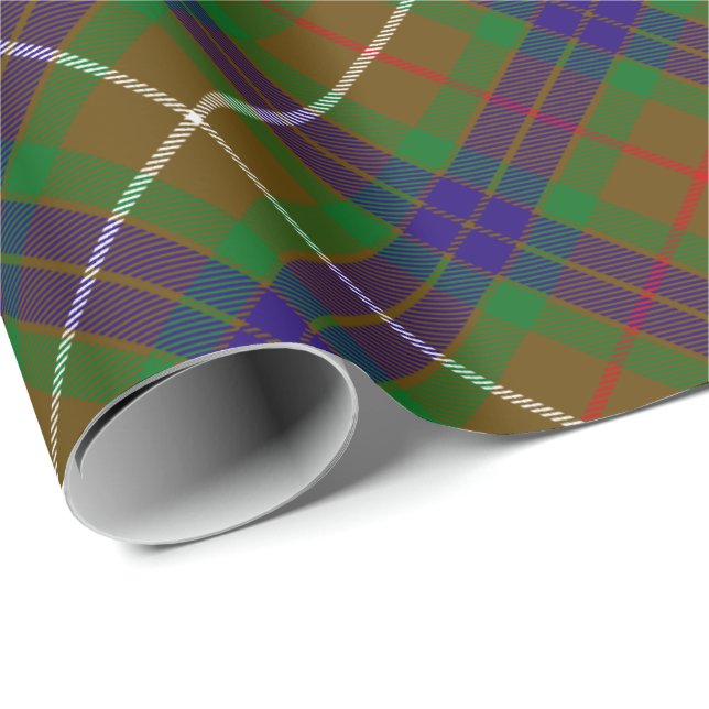 Papel De Regalo Clan Fraser Hunting Tartán (Esquina del rollo)