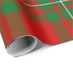 Papel De Regalo Clan Gregor Tartan Wrapping Paper