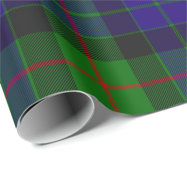 Papel De Regalo Clan Gunn Tartan Wrapping Paper (Esquina del rollo)