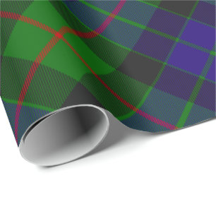 Papel De Regalo Clan Gunn Tartan Wrapping Paper