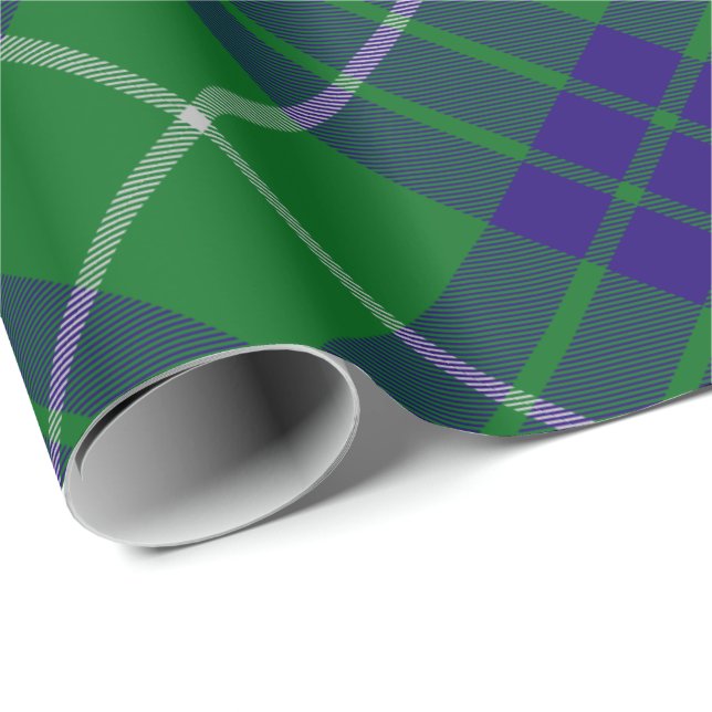 Papel De Regalo Clan Hamilton Hunting Tartan Wrapping Paper (Esquina del rollo)