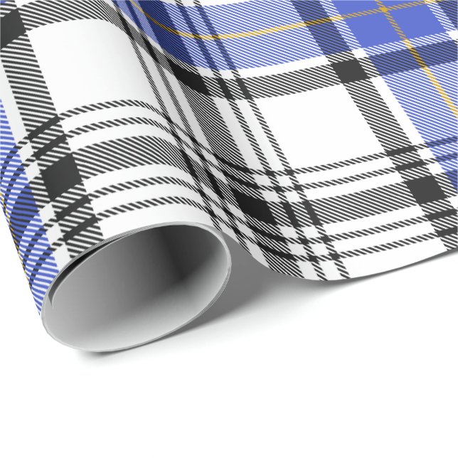 Papel De Regalo Clan Hannay Tartan (Esquina del rollo)