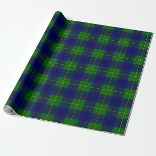 Papel De Regalo Clan Johnston Tartán Plaid de Escocia