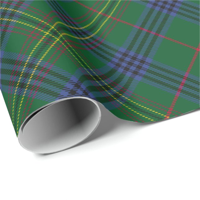 Papel De Regalo Clan Kennedy Tartan (Esquina del rollo)