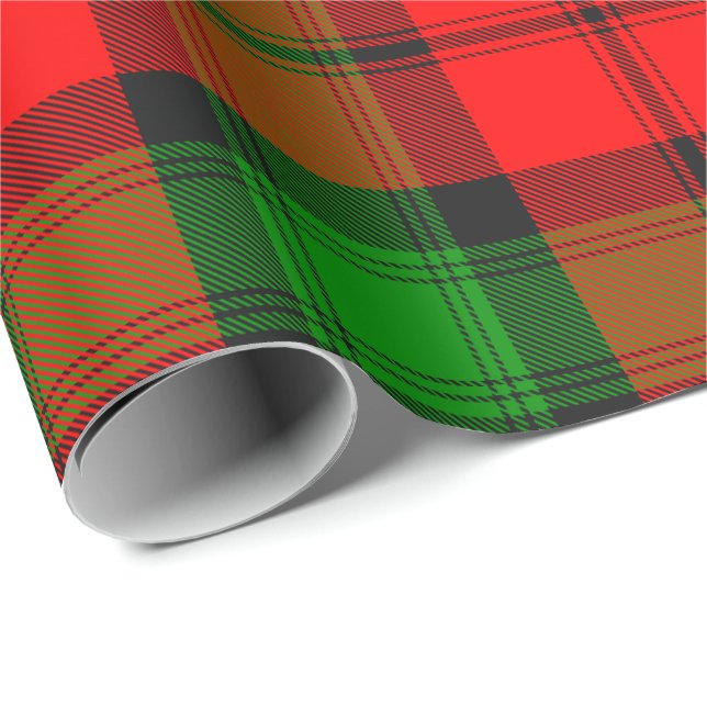 Papel De Regalo Clan Kerr Tartan (Esquina del rollo)