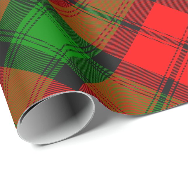 Papel De Regalo Clan Kerr Tartan (Esquina del rollo)